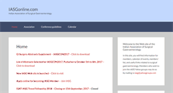 Desktop Screenshot of iasgonline.com