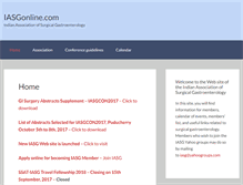 Tablet Screenshot of iasgonline.com